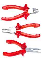 PROX 8 Parça Yankeski karkaburun Pense Kontrol Kalemi Yıldız Ve Düz Tornavida Bant   Tamirci Set