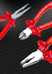 PRO 9 Parça Yankeski Karkaburun Pense Maşalı Boru Anahtarı Yıldız Ve Düz Tornavida 9 Tamirci Seti