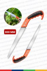 Bahçe El Aletleri 4 Parça Set Bağ Budama Makası 300m Testere  Metal Nacak Balta Eldiven Fırsat Paket