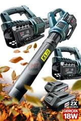 Süper Turbolu   Kademeli Çift Akülü Turbolu Yaprak ,Çamur,Toz,Kar Hava Üfleme Makinesi,yaprak Üfleme