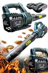 Süper Turbolu   Kademeli Çift Akülü Turbolu Yaprak ,Çamur,Toz,Kar Hava Üfleme Makinesi,yaprak Üfleme