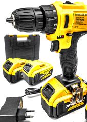 Full Takım Maşalı,Pense, Yankeski ,Kargaburun, Çift Akülü Turbo 36V Akülü Vidalama Matkap Ful Set