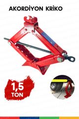 Yüksek Kaliteli Her Koşulda Kullanım imkanı  Katlamalı Akardiyon Cırcırlı Kollu 1,5 Ton Kirko