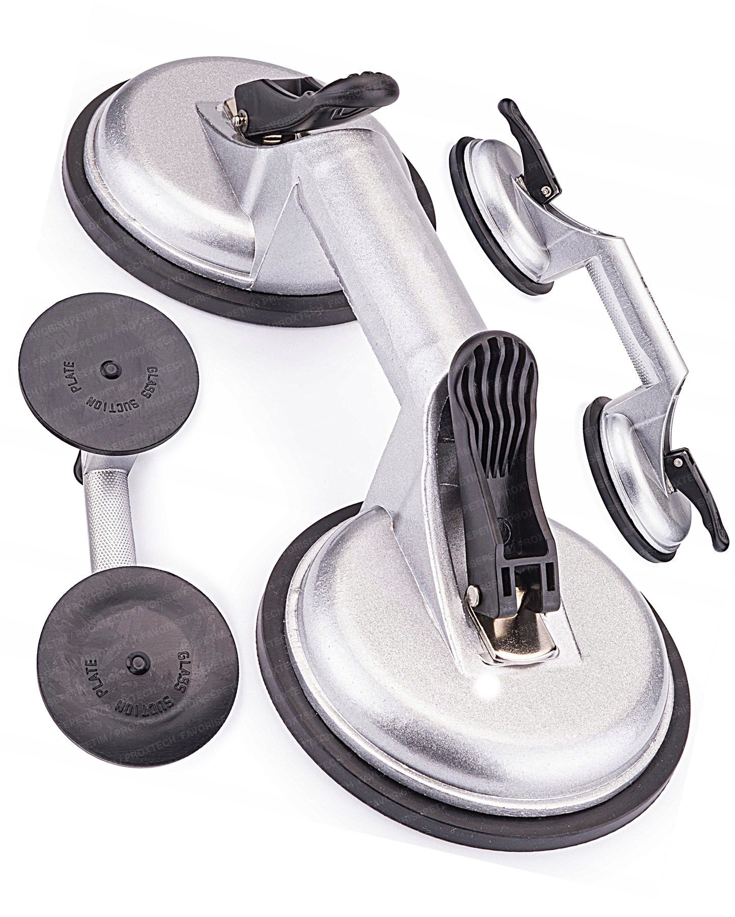 Premium Yüksek Kalite Cam Fayans Kaldırma Metal Alüminyum ikili Cam Fayans Taşıma Vantuz