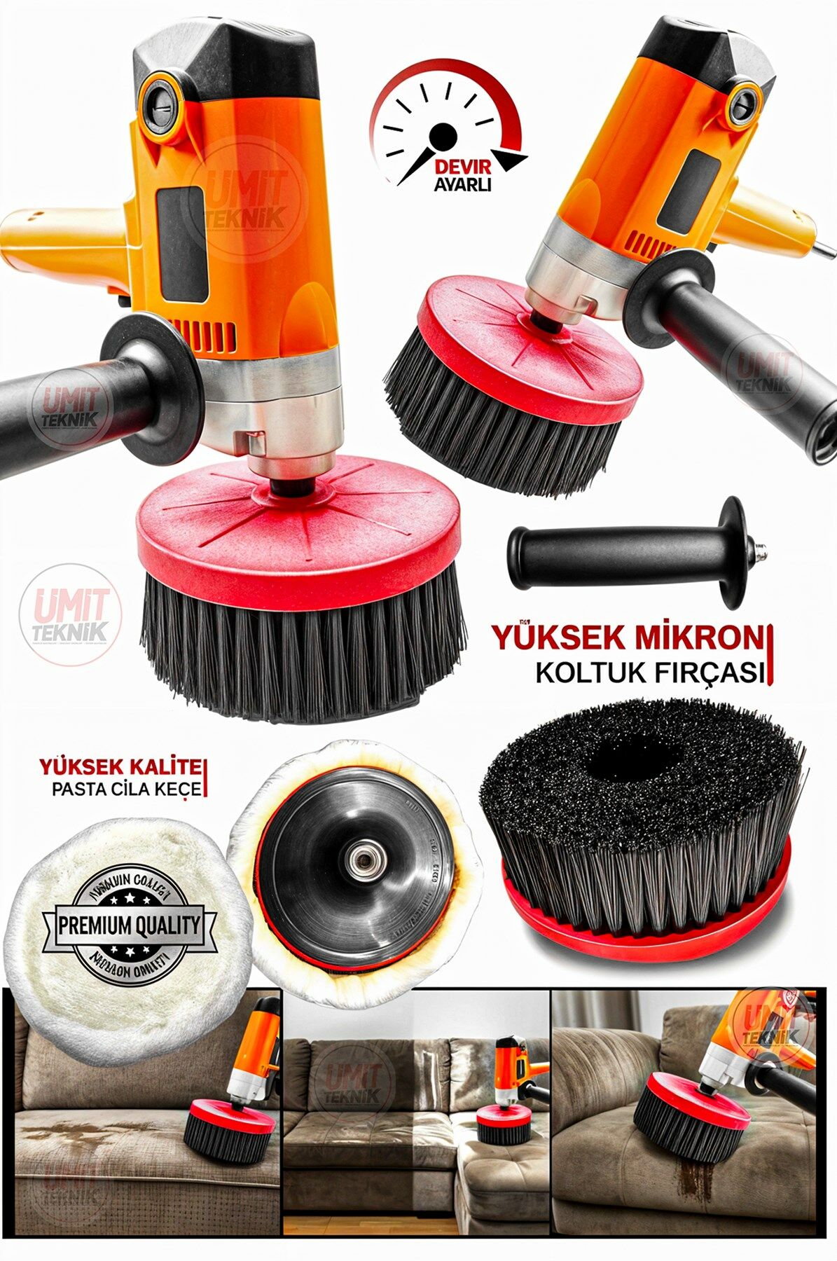 Üstün Kalite Dikey Genel Koltuk  Fırçalama  Düz Fırçalama Seti, Pasta Cila Polisaj Makinesi