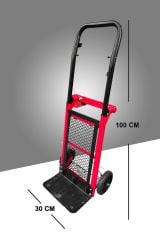Pratik Genel Kuklanım Yükseklik Ayarlı Çok Amaçlı El Arabası Yük Taşıma Arabası
