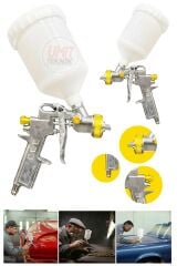 Paslanmaz Üstten Depolu Profesyonel 600 cc Boya Sprey Tabancası