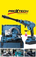 Yükse kbar 10Pilli Profesyonel  Kömürsüz Şarjlı Oto Yıkama Makinesi Çift Akülü Bahçe Yıkama Makinasi