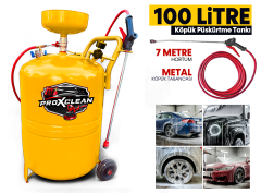 Profesyonel 100 Litre Kalın Metal Köpük Püskürtme Köpük Tankı