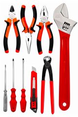 Tamir Usta Takım  Pense Yankeski Karkaburun Kerpeten Kurbacık Yıldız Ve Düz Tornavida Ttamirci Seti