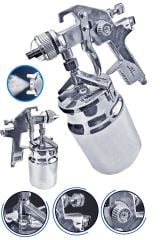 Paslanmaz Pro Kalite Yüksek Performans Profesyonel 100ML Alüminyum 1.3 Alttan Depolu Boya Tabancası