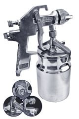 Paslanmaz Pro Kalite Yüksek Performans Profesyonel 100ML Alüminyum 1.3 Alttan Depolu Boya Tabancası