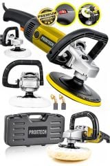 Profesyonel 6 Kademeli Devir Ayarlı Sünger Setli Zımpara Pasta Cila Polisaj Makinesi Ful Paket