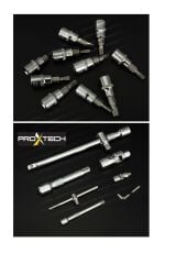 Valiz Çanta Cr-V Çeliği  108 Parça  1/2 Ve 1/4 Torx Cırcırlı Lokma Anahtar Takımı Bits Uç Full Set
