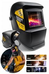 Kararan Kaynak Baş MaskesiOtomatik Colormatik Kolormatik/colormatik Kaynak Makinesi Maskesi Aksesuar