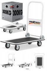 Katlanır 300 Kg  Yüksek Platformlu Kapasiteli Çok Fonksiyonlu Depo,Ürün,Paket Taşıma Arabası