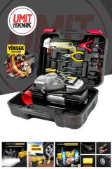 Premium Seri Çift Pistonlu 12V 150 Psi Dakikada 85 Lt Araç 4x4 Lastik Bot Şişirme Kompresörü