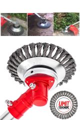 Çelik Fırçalı  Profesyonel Motorlu Tırpan Kıyı Temizleme Çelik Fırça Başlık