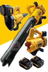 Süper Güçlü 6 Kademeli Çift Akülü Turbolu Yaprak ,Çamur,Toz,Kar Hava Üfleme Makinesi,yaprak Üfleme