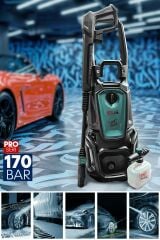 Yüksek Basınç Profesyonel Zemin,Cam,Halıi,koltuk Yıkama 2500W 170Bar Basınçlı Yıkama Makinesi