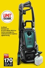 Yüksek Basınç Profesyonel Zemin,Cam,Halıi,koltuk Yıkama 2500W 170Bar Basınçlı Yıkama Makinesi