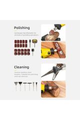 Yaratıcı Proje İçin Gerekli Araçlarla Dolu 350 Çift Makineli GravürDremel Taşlama ZımparaKesme Kiti