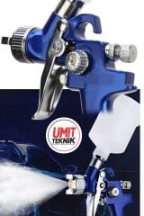 Premium H-2000 Üstten Depolu 125 Mm Gölge Sis Boya Tabancası