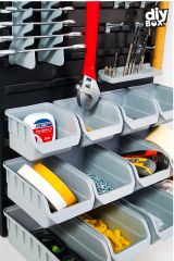 Her Şey Elinizin Altında Duvar Alet Paneli 43 Parça Hırdavat Duvar Panel Set Avadanlık