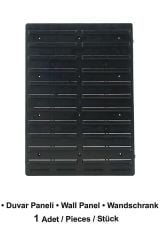 Her Şey Elinizin Altında Duvar Alet Paneli 43 Parça Hırdavat Duvar Panel Set Avadanlık