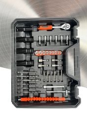 Yüksek Torks 2çift Akülü Kömürsüz Motor Akülü Vidalama+ Darbeli Somun Sıkma Sökme Combo Cırcır Set