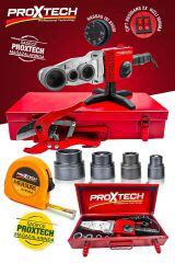 Çift Residanslı Isı Ayarlı Profesyonel Pprc Büyük Boru Kaynak Makinesi Metre-Makaslı Set