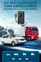 Dijital Kablosuz Hızlı 180psi Taşınabilir Lastik Şişirici PowerBank Akü Şarj Çakarlı Hava Kompresörü