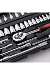 Premium 70 Parça Mini Lokma Takımı Otomatik Cırcırlı 1/4'' Yüksek Toks  Turbo Matkap Vidalama Takım