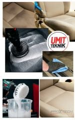 Lüks  Halı ve Koltuk Yıkama Oto Temizleme Kuaför İç-Dış Detaylı Temizlik Bakım Koltuk Fırçalama Set 