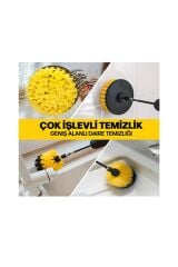 Premium Kalite 6 Parça Yüksek Mikron Matkaplara Ve Polisajlara Özel Paspas Koltuk Halı Yıkama Kit