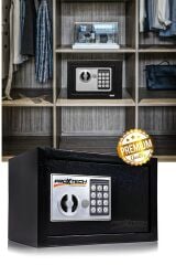 Premium Elektronik Şifreli Para Çelik Paslanmaz Ev Otel Kasası 3 mm Montaj Ekipmanları Hediyeli