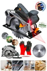 Hassas Kesim Lazerli 6 Devirli Yüksek Tork Ahşap,Metal,Plastik Kesme Sunta Testere Daire Testere