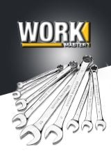 Profesyonel Güçlü Sağlam 12 Parça Kombine Açık Ağız-Yıldız Anahtar Combo Set