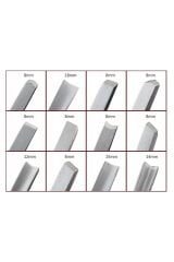 Premium Serisi 12 Parça Profesyonel Iskarpela Ahşap Saplı Oyma Seti Özel Çantalı Combo Set