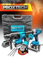 Premium Matkap Bits Bijon Sökme + 26mm Şarjlı  Kırıcı Hilti Ve Sprial Taşlama Full  Combo Kit