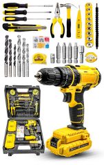 Yeni Nesil Ultimate Tork Darbeli  Lion Akülü Vidalama Matkap 100 Pcs Ultimate Set