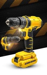 Yeni Nesil Ultimate Tork Darbeli  Lion Akülü Vidalama Matkap 100 Pcs Ultimate Set