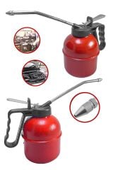 Profesyonel Endüstriyel  Kırmızı Metal Yağdanlık 500CC