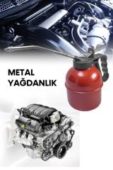 Profesyonel Endüstriyel  Kırmızı Metal Yağdanlık 500CC