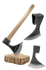 PROXTECH Profesyonel Yüksek Kalite 50cm  Usta Çelikten Dövme El Yapımı Balta