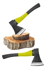 Çok Kullanım Fiber Kaydırmaz Saplı Mini Kesici Balta Çekiç Kamp Piknik Baltası 35 cm