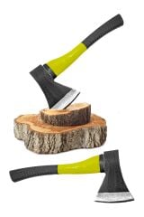 Çok Kullanım Fiber Kaydırmaz Saplı Mini Kesici Balta Çekiç Kamp Piknik Baltası 35 cm