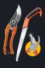 Yüksek Kalite  Bağ Bahçe Budama Makası Ağaç Dal Budama Testeresi 2li Set