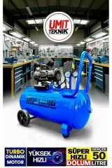 Yüksek Hızlı Yağsız Sessiz  Bakır Sargı Turbo Motor 50LT  Süper Hızlı Dolum Hava Kompresörü 5Li Set