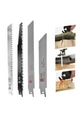 Yüksek Kalite Pürüzsüz Keskin Tilki Kuyruğu Testeresi Kemik Et ,Demir,Ağaç ,Plastik Kesme 4lü Set